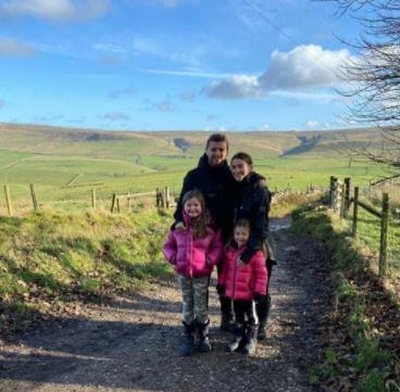 Alex Bruce with his Family at Macclesfield Forest.